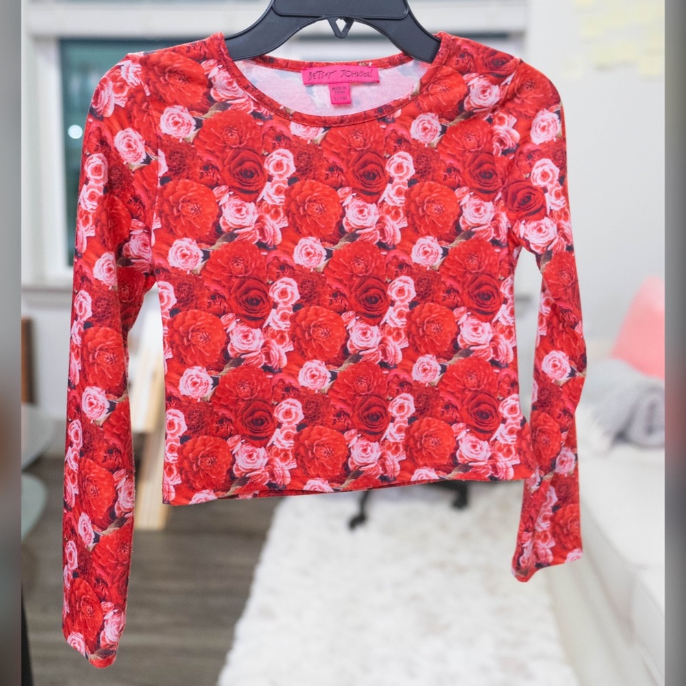 NWOT Betsey Johnson Crop Top